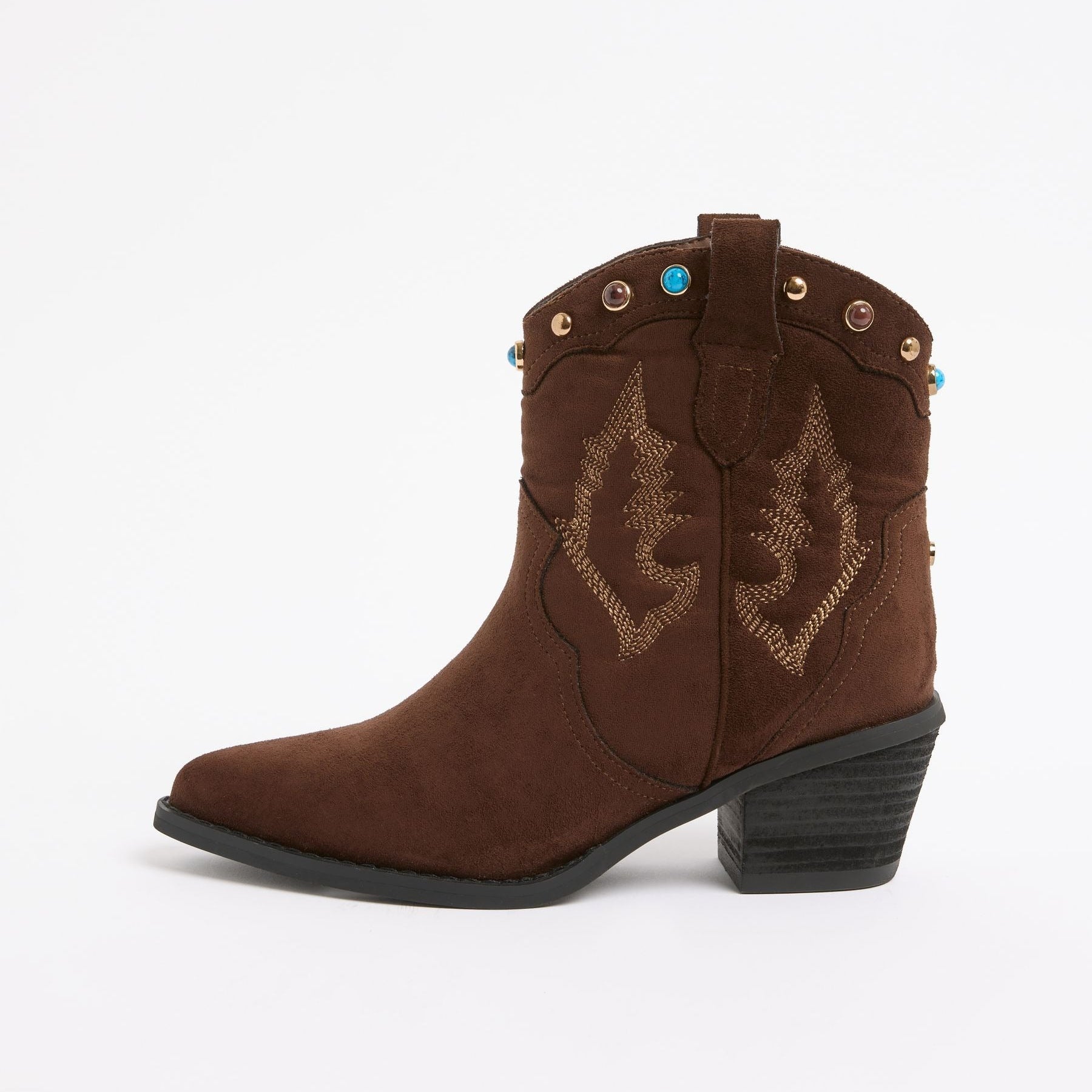 Retro Pointed Toe Women Western Cowboy Boots